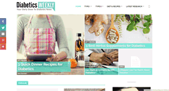 Desktop Screenshot of diabetics-weekly.com